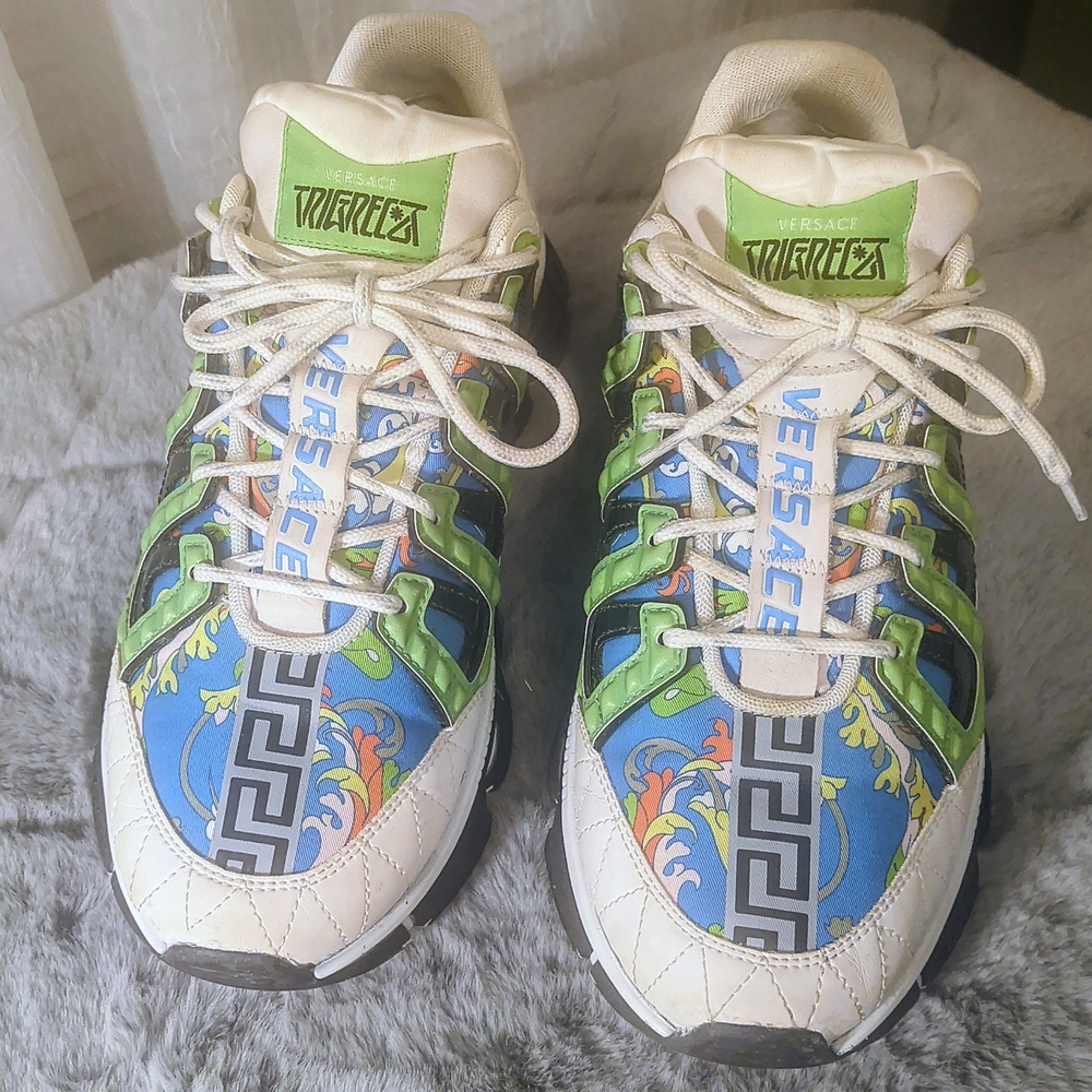 Versace Multicolor Athletic Shoes